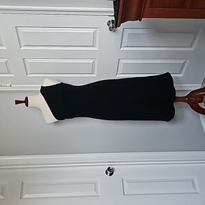 Evan Picone Lined Black One Shoulder Dress Size 4 Party Special Occasion 42L